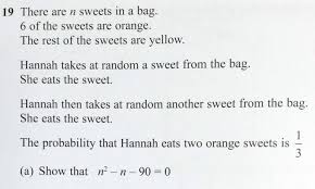 Understanding how to approach exam questions helps to boost exam performance. How To Solve The Maths Gcse Question About Hannah S Sweets That Went Viral Mathematics The Guardian