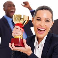 Pink "breast Cancer" Awareness Trophy With 3 Lines of Custom Text