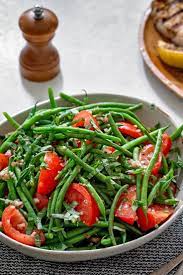 Green Bean And Tomato Salad Recipe Recipe Green Beans Summer Salads Nyt Cooking
