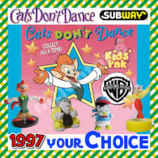 Subway 1997 CATS DON'T DANCE Sawyer PUDGE Danny Woolie YOUR Toy CHOICE  | eBay