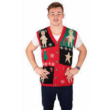 Faites le choix de produits certifiés en vous fournissant auprès de producteurs agréés dont 1712 possèdent la certification other, 1374 la certification iso9001 et 1042 la certification bsci. Pull De Noel Gilet Sans Manches Homme Taille Au Choix Jour De Fete Homme Deguisements De Noel