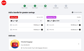 You pay for the weight. How To Prebook Add Ons