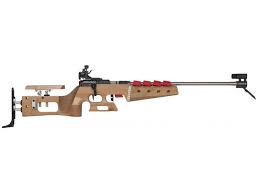 Each athlete has their rifle stock ergonomically fitted for their body. Anschutz Biathlon Gun 1827f Comfort