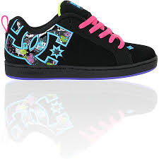 Black And Pink Womens Dc Shoes Pin On Shoes