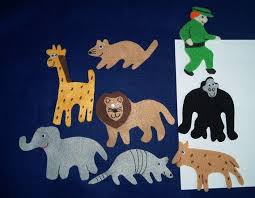 Goodnight Gorilla Flannel Board Set Felt Story Set Felt Etsy Felt Stories Goodnight Gorilla Preschool Activities
