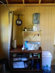 sink no running water in tiny house