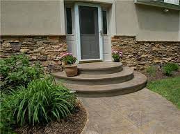 Front walkway with steps ideas entry stone stepsentryways. Concrete Steps Outdoor Stair Design Height The Concrete Network