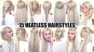 | today's video is yet another 10 easy heatless back to school hairstyles!! Beginner Last Minute Easy Hairstyles For Long Hair Novocom Top