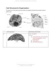 The mechanism of facilitated water transport and the probable existence of water pores has attracted researchers since 1957. Ap Bio Notes Full Pdf Stuvia Com The Marketplace To Buy And Sell Your Study Material Cell Structure Organisation An Organelle Is A Tiny Cellular Course Hero
