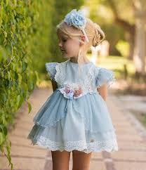 Dolce Petit Light Blue Lace Dress Eida Baby