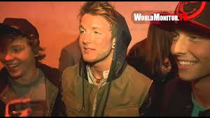 The X Factor Emblem 3 Drew, Wes, Keaton at Friends 'N' Family pre Grammy  party