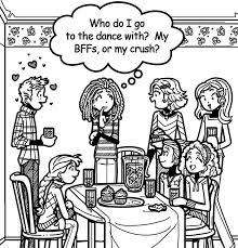 Here's a set of free printable alphabet letter images for you to download and print. Crush Vs Friends Who To Go To The Dance With Dork Diaries
