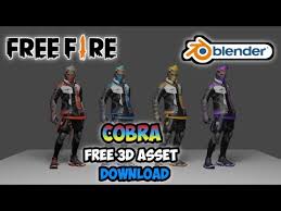To garena free fire we are playing game in iphone but we have facing too much problems like lack. Cobra Free Fire 3d Model Asset Free Download Blender Youtube