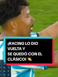 ¡SE QUEDÓ CON EL CLÁSICO! 🙌🔥 #Racing lo dio vuelta y venció 2-1 a #Boca  en #ElCilindro 📺 ESPN Premium
