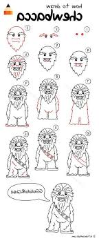 Wie Zeichnet Man Chewbacca Von Star Wars Zeichnungen Zeichnungenauto Zeichnungenleicht Zeichnungenta Star Wars Drawings Drawing Stars Star Wars Painting