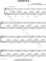 Famous canon in d credited to german baroque composer johann pachelbel was possibly written between 1680 and 1706. Johann Pachelbel Canon In D Sheet Music Piano Solo In D Major Transposable Download Print Sku Mn0026259