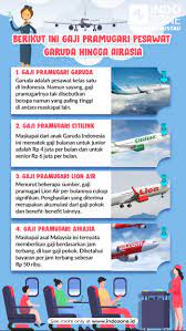 Maskapai asal malaysia yang menawarkan penerbangan lokal dan internasional dengan harga terjangkau ini juga pramugari air asia junior saja bisa mengantongi gaji pokok rp 3 juta per bulan, ditambah uang terbang sebesar rp 50 ribu per jam, serta tunjangan dan. Berikut Ini Gaji Pramugari Pesawat Garuda Hingga Airasia Indozone Id