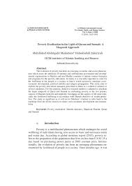Jika mereka ingin hadir, berikan kepada mereka penjelasan yang terperinci berkenaan apa yang akan berlangsung, termasuk apakah akan ada peti dan apakah itu akan terbuka atau tertutup. Pdf Poverty Eradication In The Light Of Quran And Sunnah A Maqassid Approach