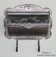 Decorative black wall mount mailbox. Hummingbird Horizontal Mailbox Decorative Wall Mount