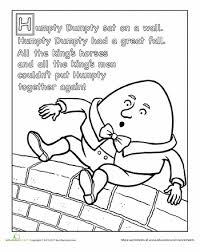 A Coloring Sheet For Preschoolers And Toddlers Of The Humpty Dumpty Nursery Nursery Rhymes Nursery Rhymes Preschool Humpty Dumpty Nursery Rhyme