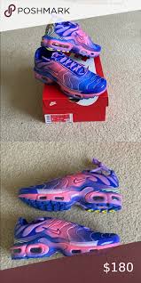 Nike Air Max Plus Qs Size 7y Brand New Sunset Pulse Pink Purple And Blue Color Size 7y Or 8 5 In Womens Size Nik In 2020 Nike Air Max Plus Nike