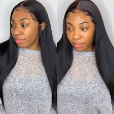 Sleek Middle Part Frontal Wig With Baby Hairsss Sisterstouch You Know The Vibes Flawlessillusion Frontal Wigs Wigs Black Women Hairstyles
