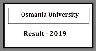 Ou Degree Result 2019 Check Www Osmania Ac In 1st 2nd 3rd Year Results 2019 Check Online Ou Degree Exam Results University Exam University University Result
