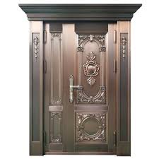 Main gates contemporary gates manufacturer from chennai. Retro Luxury Apartment Main Gate Design Mom And Son Copper Entrance Door