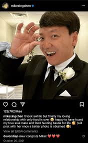 Mike removed his wedding seflie? : r/MikeyChen
