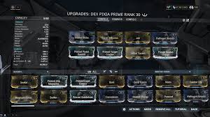 What about the missing slots for aura, exilus, and arcane? Warframe Heart Of Deimos Ars Technica Openforum