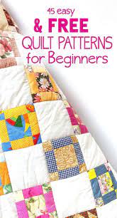 To make things as easy as possible: 45 Free Easy Quilt Patterns Perfect For Beginners Scattered Thoughts Of A Crafty Mom By Jamie Sanders
