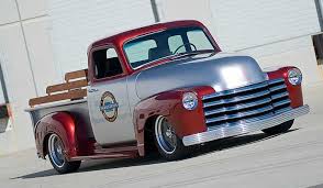 Image result for Light Red 1953 Truck