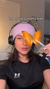 i hope these videos make you feel as calm as i do when i do my craft🧡  #butterfly #lepidoptera #entomology #gmakesthings #butterflypinning #art