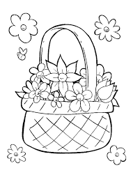 Maybe you would like to learn more about one of these? Perfect Basket Of Flowers Coloring Pages Best Place To Color Basket Drawing Flowers Coloring Pages Coloring Pages