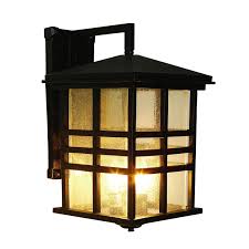 Shop Trans Globe Lighting 4637 Asian Three Light Up Lighting Outdoor Square Black Overstock 13034766