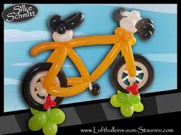 Ballon Luftballon Fahrrad Rad Bicycle Rad Modellage Modellierballons Geschenk Geburtstag Gutschein Xxl Gutschein Geburtstag Geschenke Geburtstag