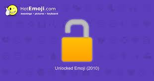 The brass colored lock is in the locked position. Unlocked Emoji Meaning With Pictures From A To Z