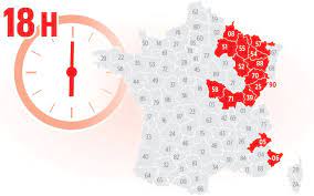 Ce sont les mêmes règles et les mêmes dérogations qui s'appliquent. Covid 19 La Carte Des 15 Departements Sous Couvre Feu A 18 Heures Des Samedi Le Parisien
