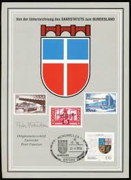 The saar was a small territory in southwestern germany with a population of about 800,000 people in 1933. Saarland Wappen Von Saarland Arms Of Saarland Armoiries De La Sarre