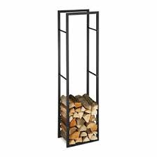 1.1.22 dobar 29097fsc kaminholzregal aus holz für innen und außen im garten, braun, 39 x 39 x 85 cm. Kaminholzregal Metall Brennholzregal Hoch Feuerholzregal Holzaufbewahrung Innen Ebay