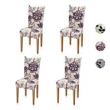 Dining chair covers stretch living room seat cover elastic washable slipcover. Xflyee Stretch Dining Chair Slipcovers Jacquard Arm Chair Protector Covers For Living Room Seat Cushion Home Kitchen Parson Arms Chair Slip Covers For Dining Room Removable Washable Set Of 4 Pricepulse