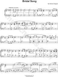 Richard Wagner Bridal Chorus Sheet Music Piano Solo In Bb Major Download Print Sheet Music Bridal Chorus Piano Music