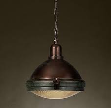 Restoration Hardware Prismatic Glass Copper Pendant 429 Restoration Hardware Lighting Restoration Hardware Copper Lighting