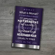Monat Flyer What Is Monat Monat Business Monat Cards Purple Monat Monat Vendor Show Table Sign Monat Hair Anti Aging Hair Aging Hair Care