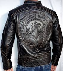 Affliction Black Premium Lemmy Men S Leather Biker Jacket New Black Mens Leather Jacket Biker Leather Men Leather Jacket Men Style