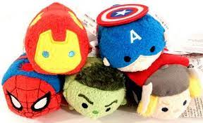 Marvel Tsum Tsum Collection Iron Man Captain America Spider Man The Incredible Hulk And Thor Disney Tsum Tsum Tsum Tsum Marvel Tsum Tsum