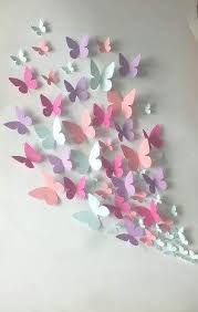 Combínalas y cambia el aspecto de tu casa completamente. Mariposas De Papel Mariposa De Papel Papel De Bricolaje Manualidades