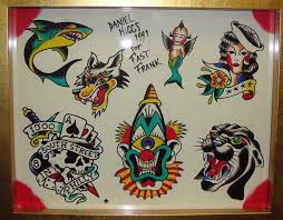 Daniel higgs, freddy corbin and ed hardy in an excerpt from 1990's frisco skin and tattoo ink 11 Dan Higgs Tattoos Ideas Traditional Tattoo Design Flash Tattoo Traditional Tattoo Flash