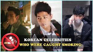 Korean Celebrities Who Were Caught Smoking Youtube