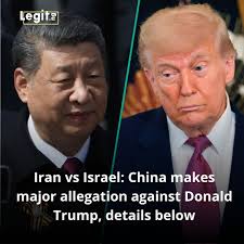 China has sent a major caution to US President Donald Trump over his  comment